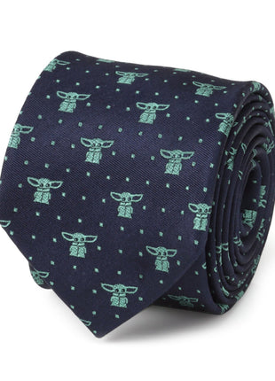 Star Wars Grogu Navy Dotted Tie