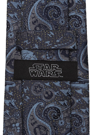 Star Wars Darth Vader Blue and Gray Paisley Tie