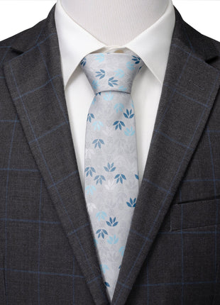 Star Wars Darth Vader Gray Floral Tie