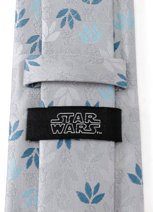 Star Wars Darth Vader Gray Floral Tie