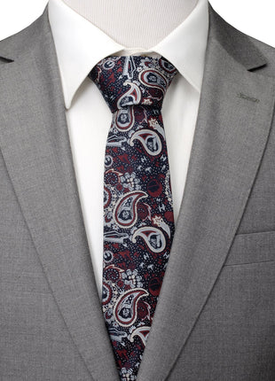 Star Wars Darth Vader Navy Multicolored Paisley Tie