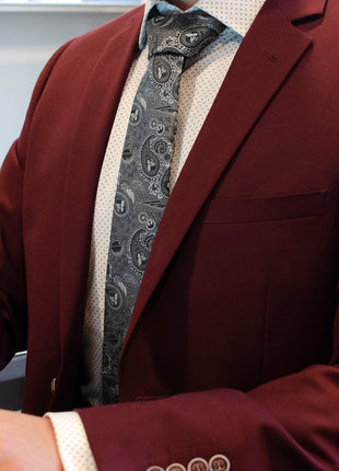 Star Wars Darth Vader Gray Paisley Tie