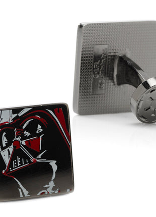 Star Wars Darth Vader Painted Gunmetal Cufflinks