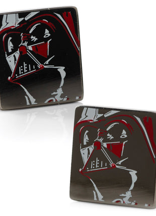 Star Wars Darth Vader Painted Gunmetal Cufflinks