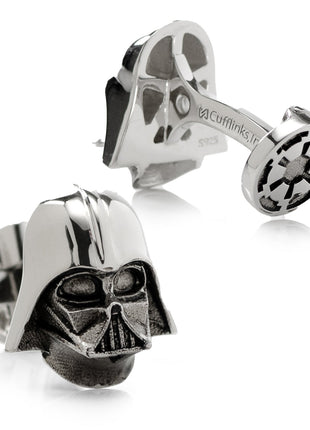 Star Wars Darth Vader Sterling Silver 3D Cufflinks