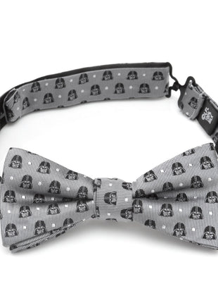Star Wars Darth Vader Gray Polka Dot Bow Tie and Pocket Square Gift Set
