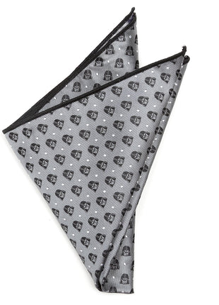 Star Wars Darth Vader Gray Polka Dot Bow Tie and Pocket Square Gift Set