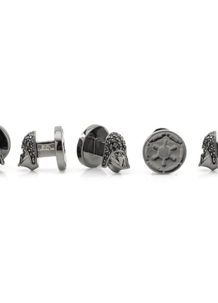 Star Wars Darth Vader Crystal 3D Cufflinks and 5-Stud Set