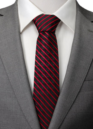 Star Wars Darth Vader Red and Black Striped Tie