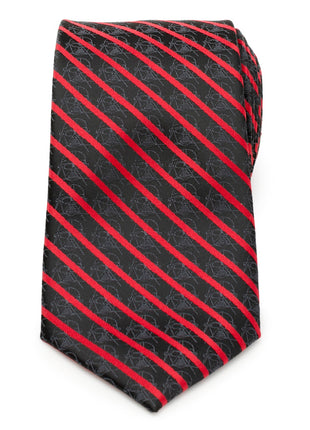 Star Wars Darth Vader Red and Black Striped Tie