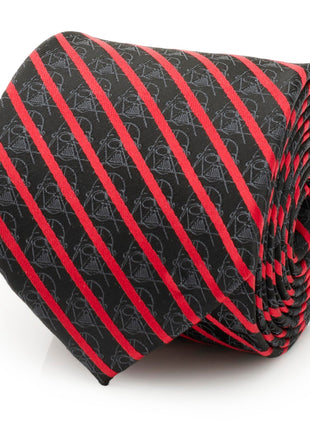 Star Wars Darth Vader Red and Black Striped Tie