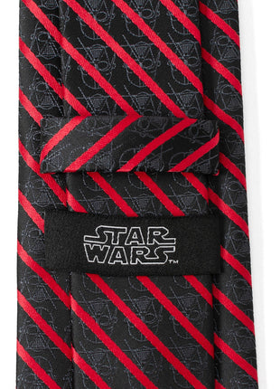 Star Wars Darth Vader Red and Black Striped Tie
