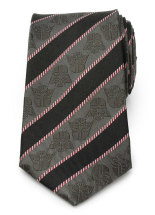 Star Wars Darth Vader Black and Gray Striped Tie