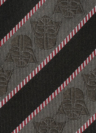 Star Wars Darth Vader Black and Gray Striped Tie