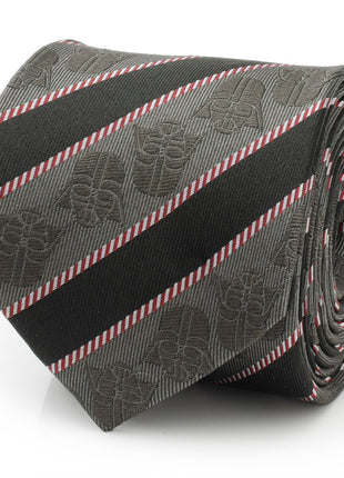 Star Wars Darth Vader Black and Gray Striped Tie