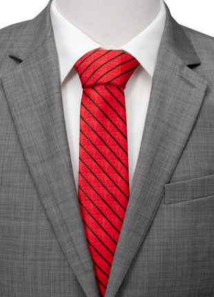 Star Wars Darth Vader Red and Black Striped Tie