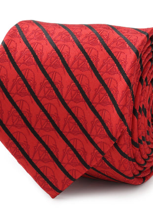 Star Wars Darth Vader Red and Black Striped Tie