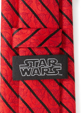 Star Wars Darth Vader Red and Black Striped Tie