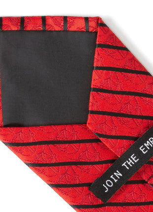 Star Wars Darth Vader Red and Black Striped Tie