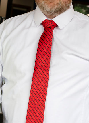 Star Wars Darth Vader Red and Black Striped Tie