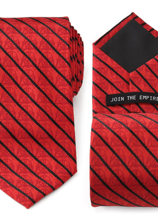 Star Wars Darth Vader Red and Black Striped Tie