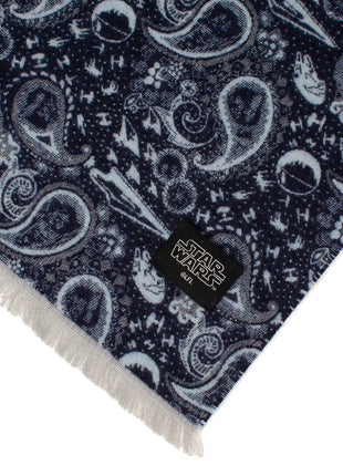 Star Wars Darth Vader Blue and Gray Paisley Scarf