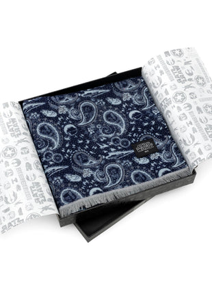 Star Wars Darth Vader Blue and Gray Paisley Scarf