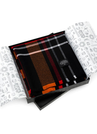 Star Wars Darth Vader Black Tartan Scarf
