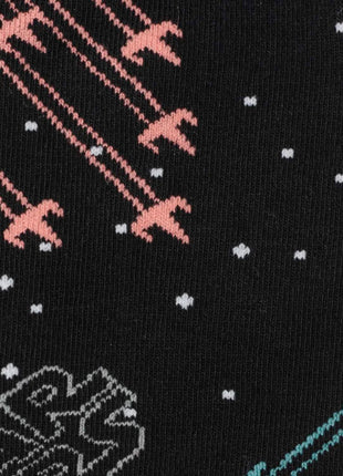 Star Wars X-Wing and TIE Fighter Battle Dress Socks and Lapel Pin Gift Set