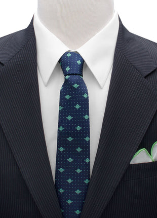 Star Wars Yoda Dotted Navy Tie