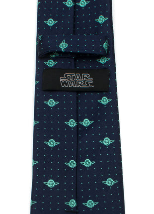 Star Wars Yoda Dotted Navy Tie