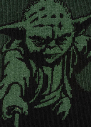 Star Wars Yoda Green Dress Socks and Jedi Order Crest Lapel Pin Gift Set