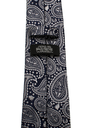 Star Wars Yoda Navy Paisley Tie