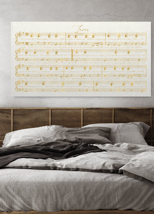 Music Wall Art With Lyrics
