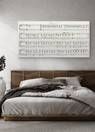 Music Wall Art With Lyrics
