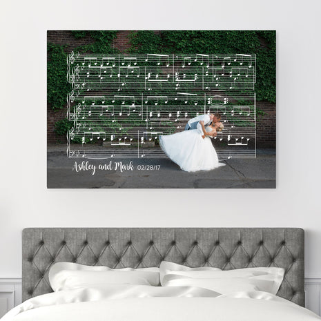 Sheet Music Art - With Photo