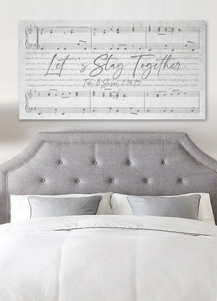 Silver Song Lyrics Wall Art