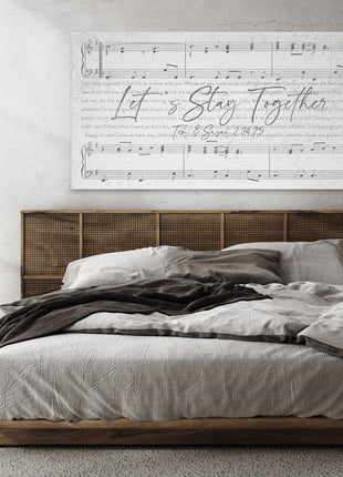 Silver Song Lyrics Wall Art