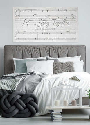 Silver Song Lyrics Wall Art