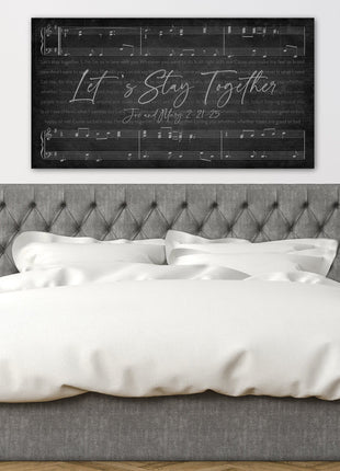 Silver Song Lyrics Wall Art
