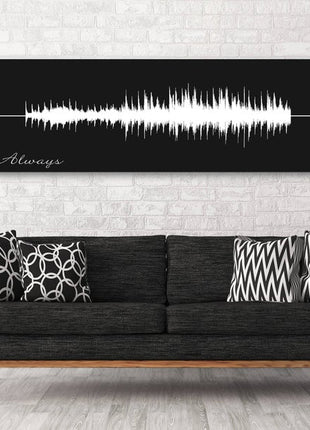 Sound Wave Art Second Anniversary Gift