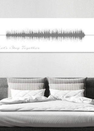 Sound Wave Art Second Anniversary Gift