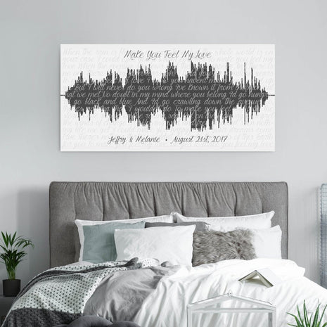 First Dance Song Soundwave Art