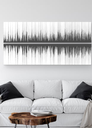 Split Soundwave Art