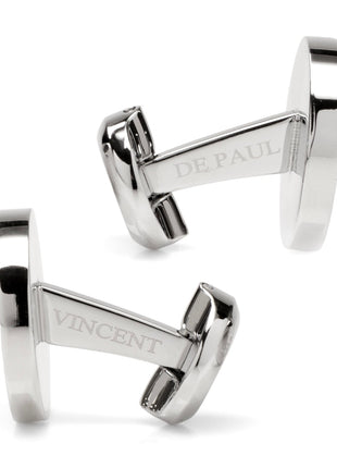 VDP White & Black Pave Crystals Stud Set