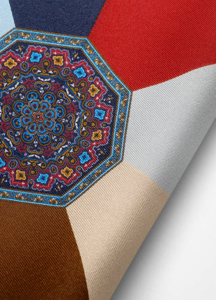 VDP Multi Colored Paisley Pocket Square