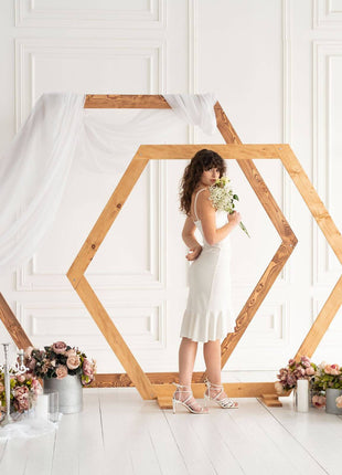 Wedding Arch Hexagon