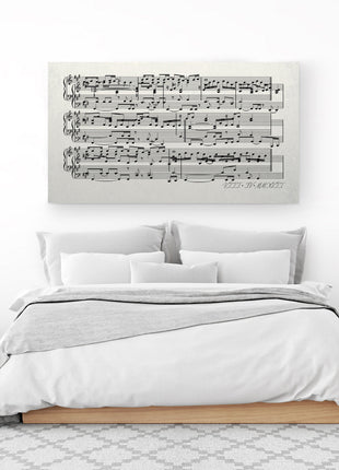 First Dance Lyrics On Canvas - Custom Made With Your Wedding Song