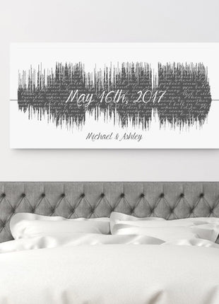 Wedding Vow Art Soundwave Art