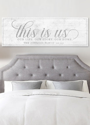 This Is Us Wall Art – Our Life, Our Story, Our Home